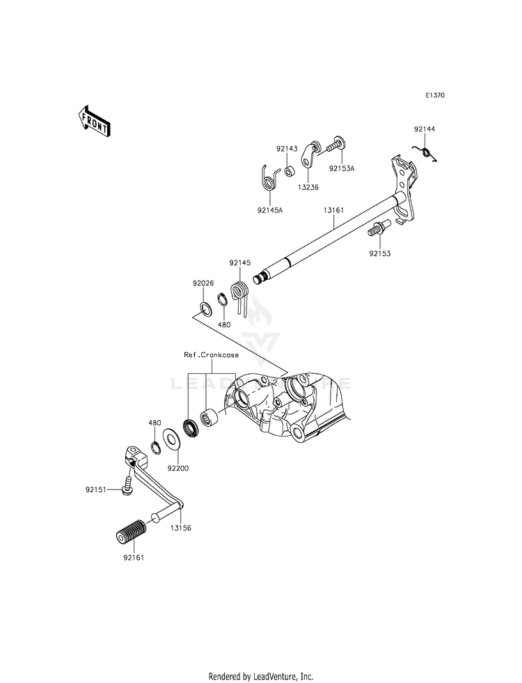 Gear Change Mechanism Schematic