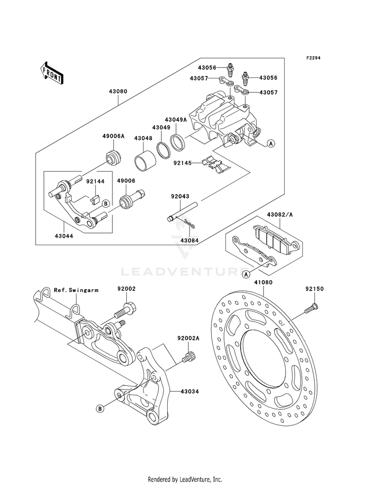 Rear Brake Schematic