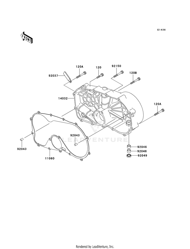 Right Engine Cover(S) Schematic