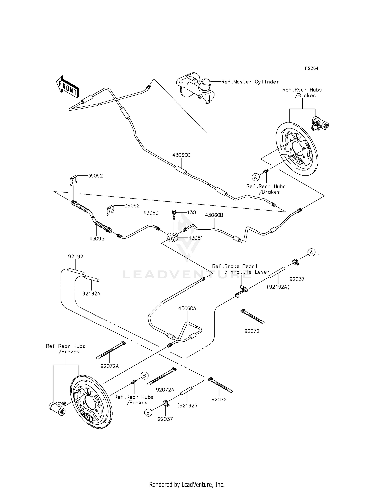 REAR BRAKE PIPING