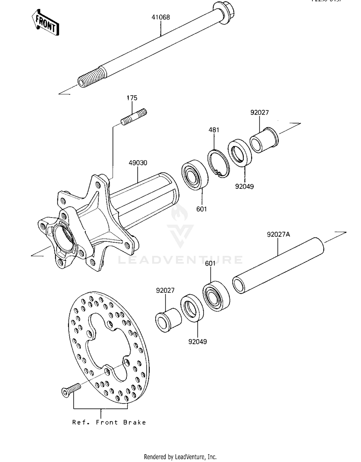 FRONT HUB