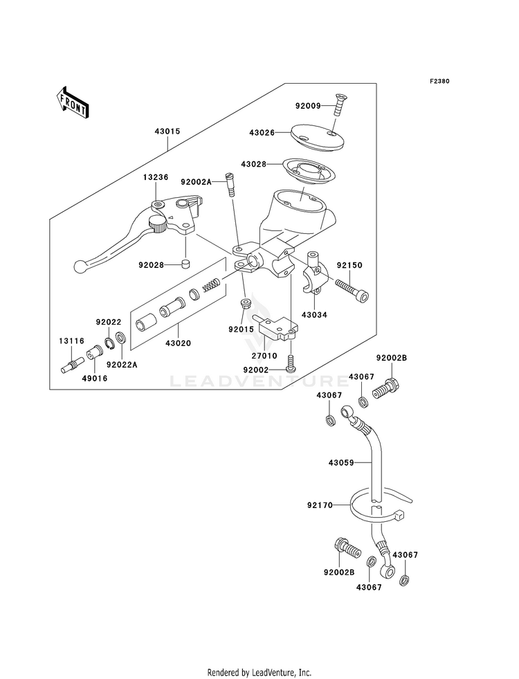 Clutch Master Cylinder Schematic