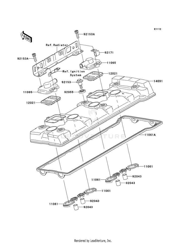 Cylinder Head Cover Schematic