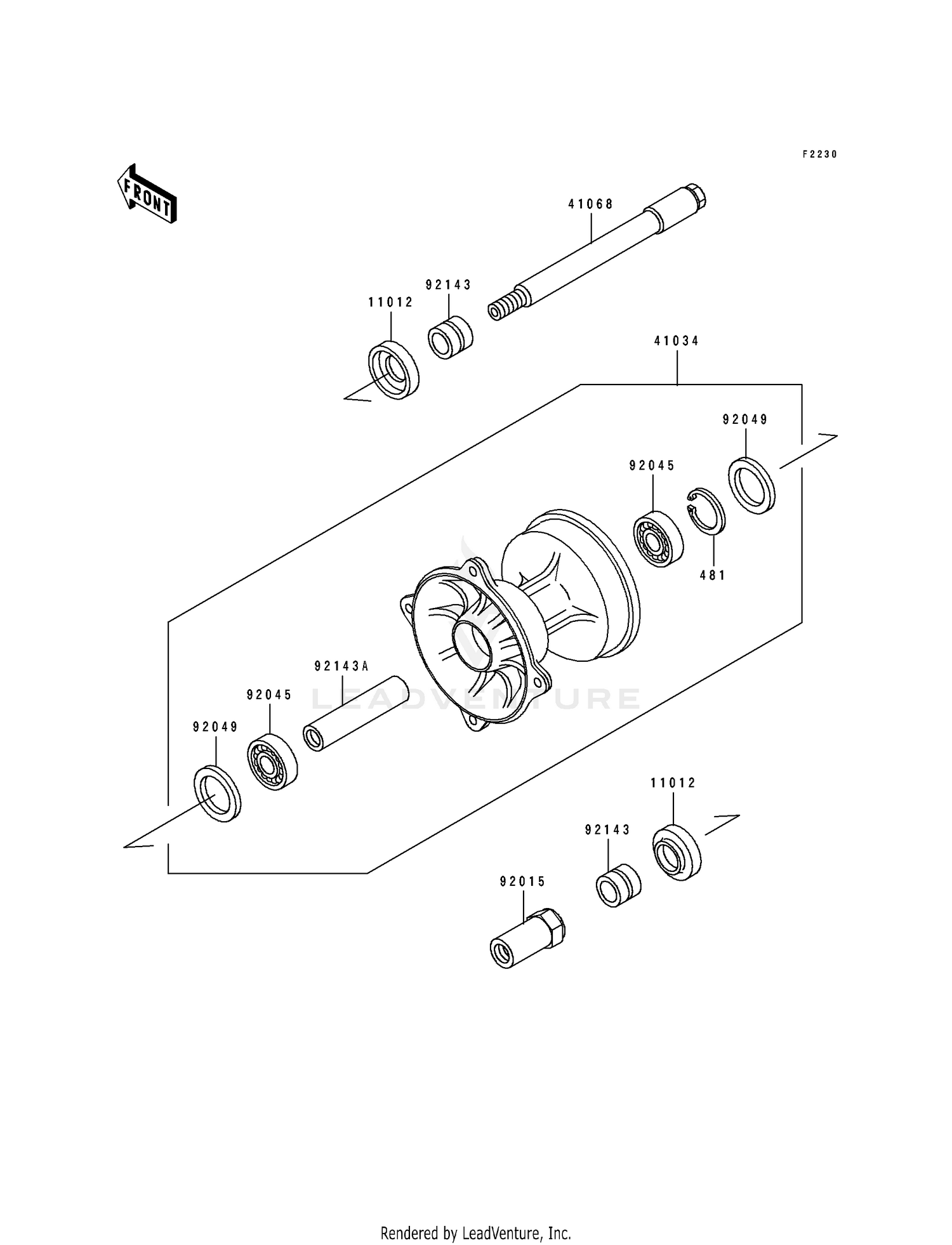 FRONT HUB