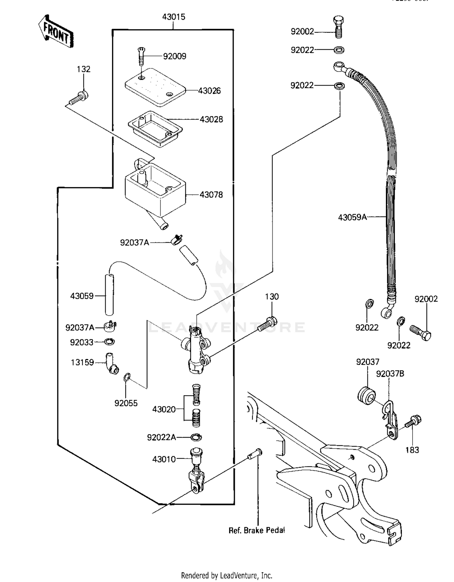 REAR MASTER CYLINDER