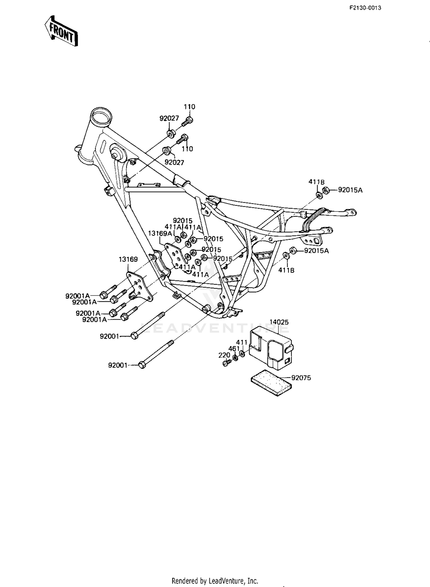 FRAME FITTINGS/BATTERY CASE