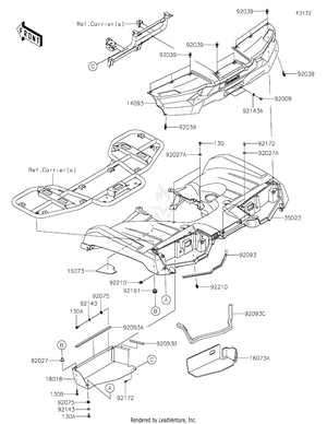 Rear Fender(s) Schematic