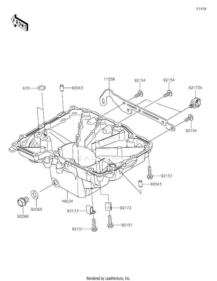 Oil Pan Schematic