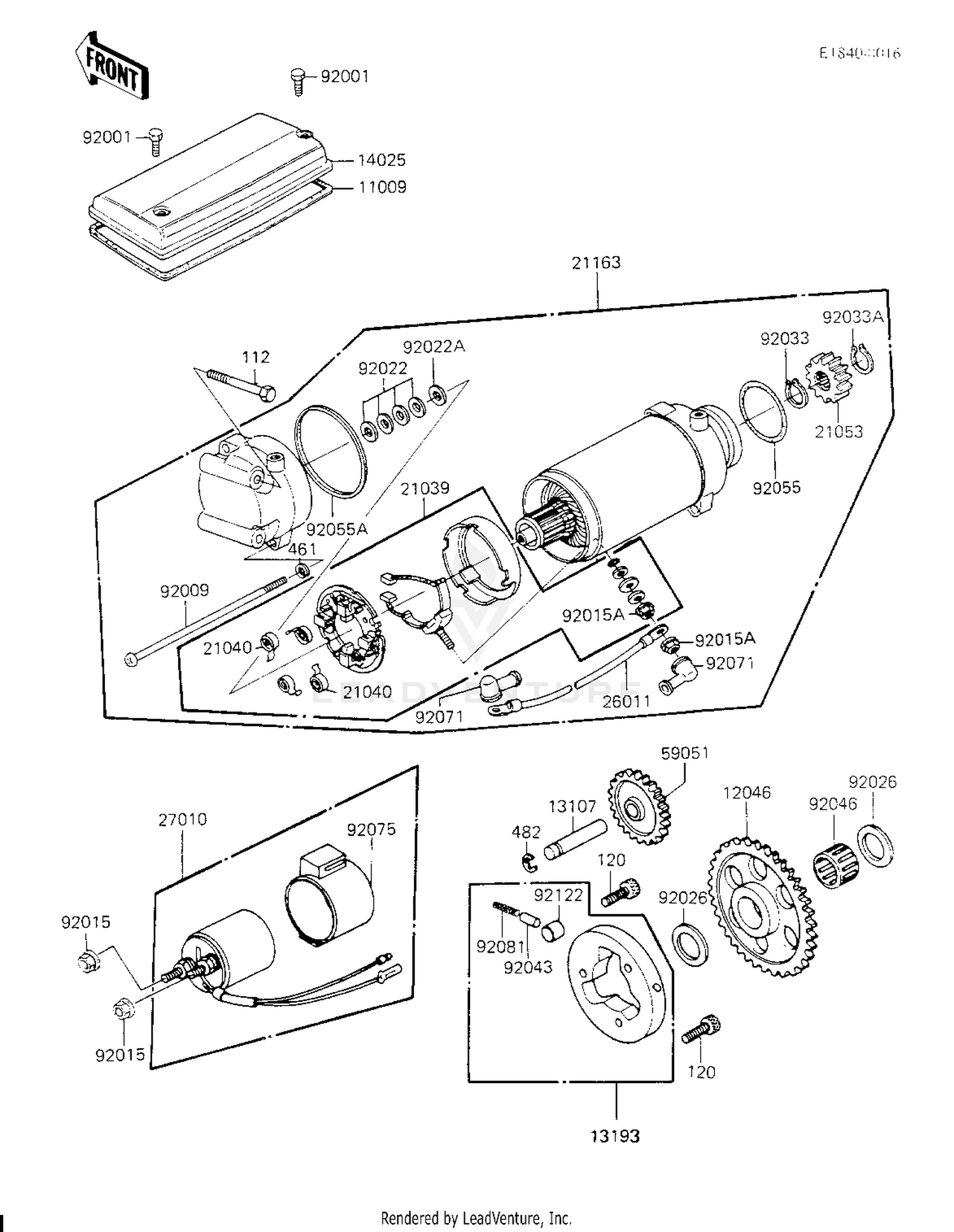 STARTER MOTOR/STARTER CLUTCH
