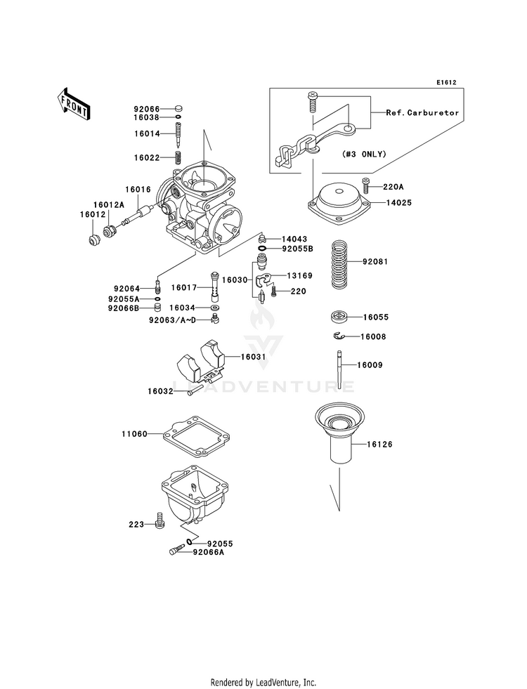 Carburetor Parts Schematic