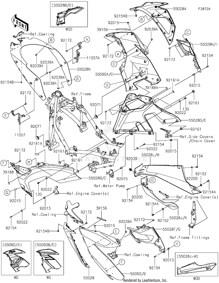 Cowling Lowers(Gpfan/Gpfal) Schematic