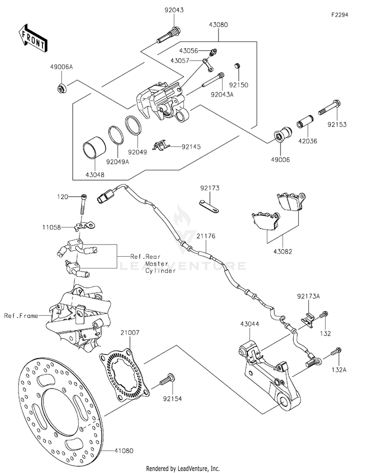 Rear Brake Schematic