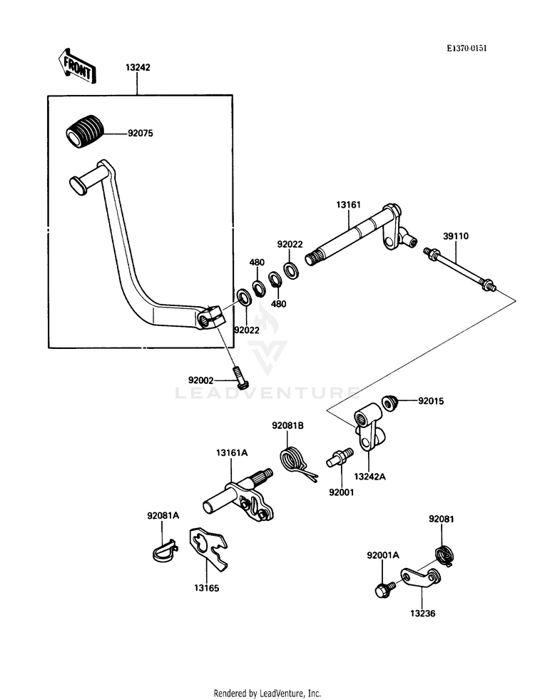 Gear Change Mechanism Schematic