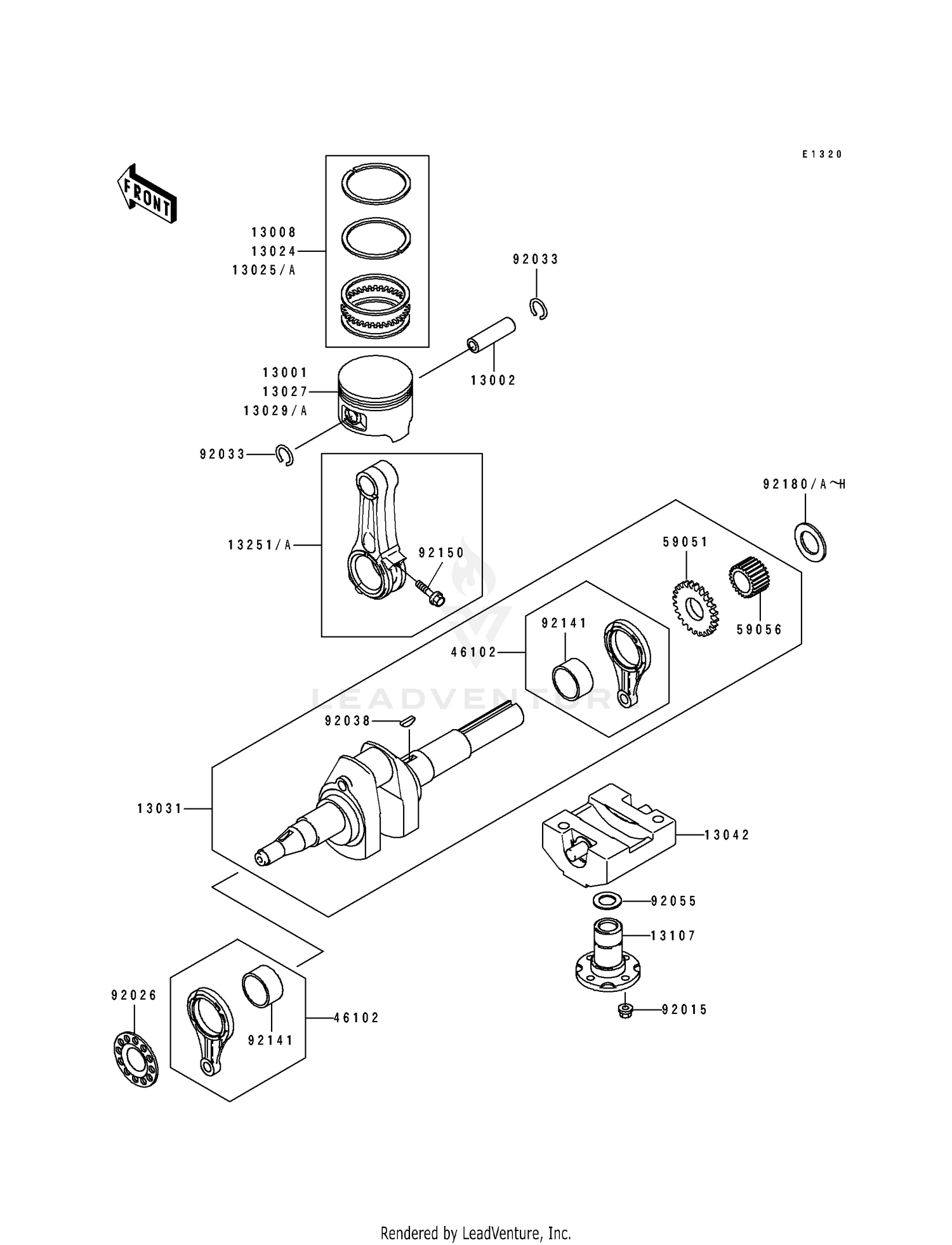 92141-2090 BEARING-PLAIN