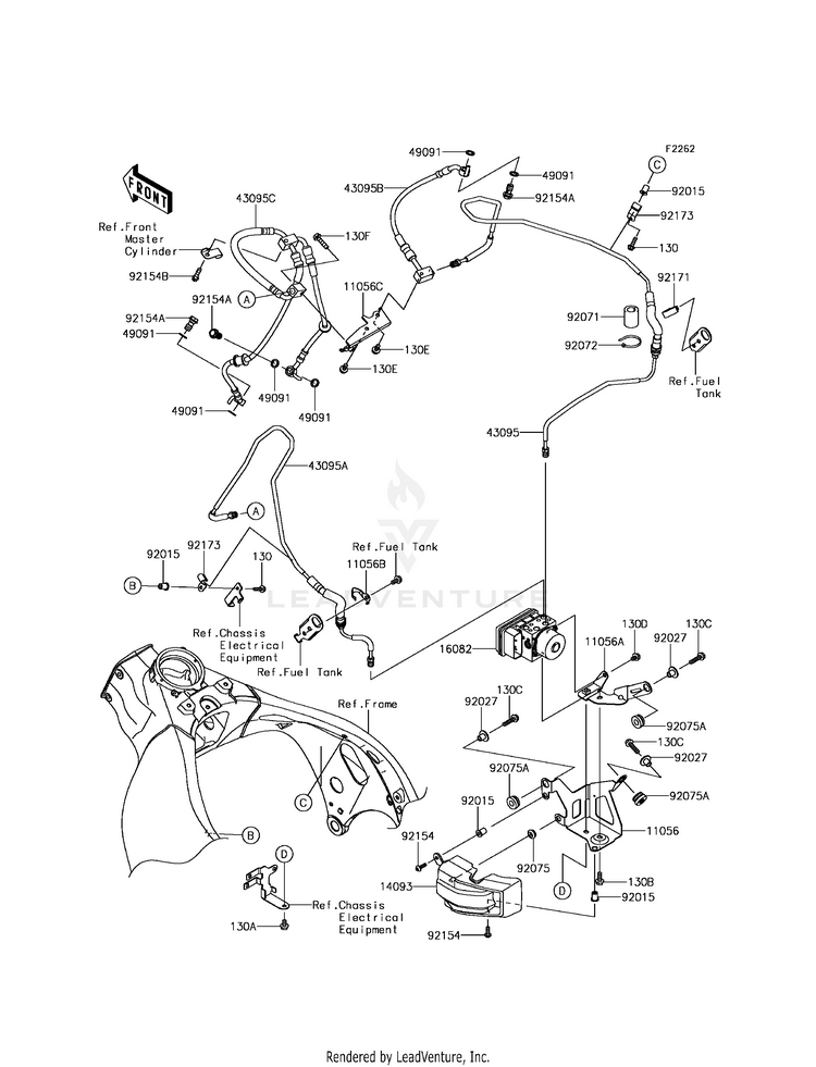 Brake Piping Schematic