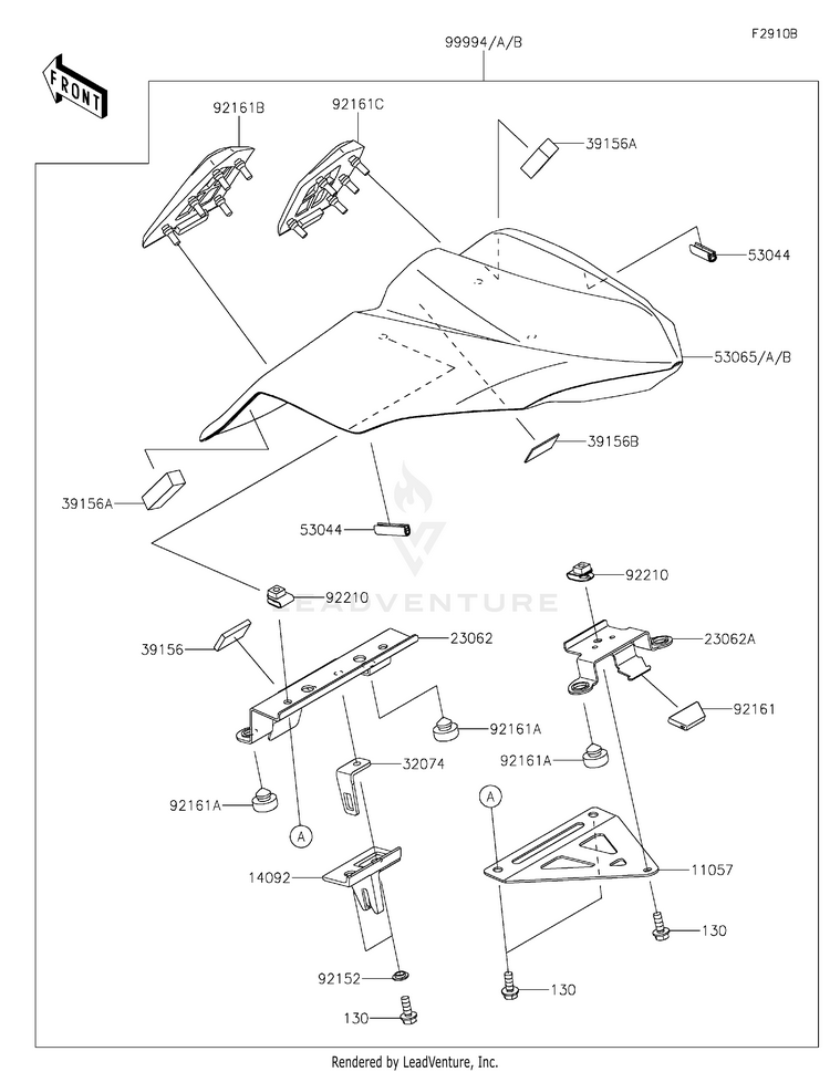 Accessory(Pillion Seat Cover) Schematic
