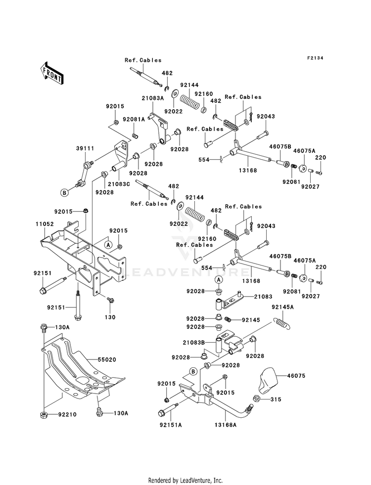 Shift Lever(S) Schematic