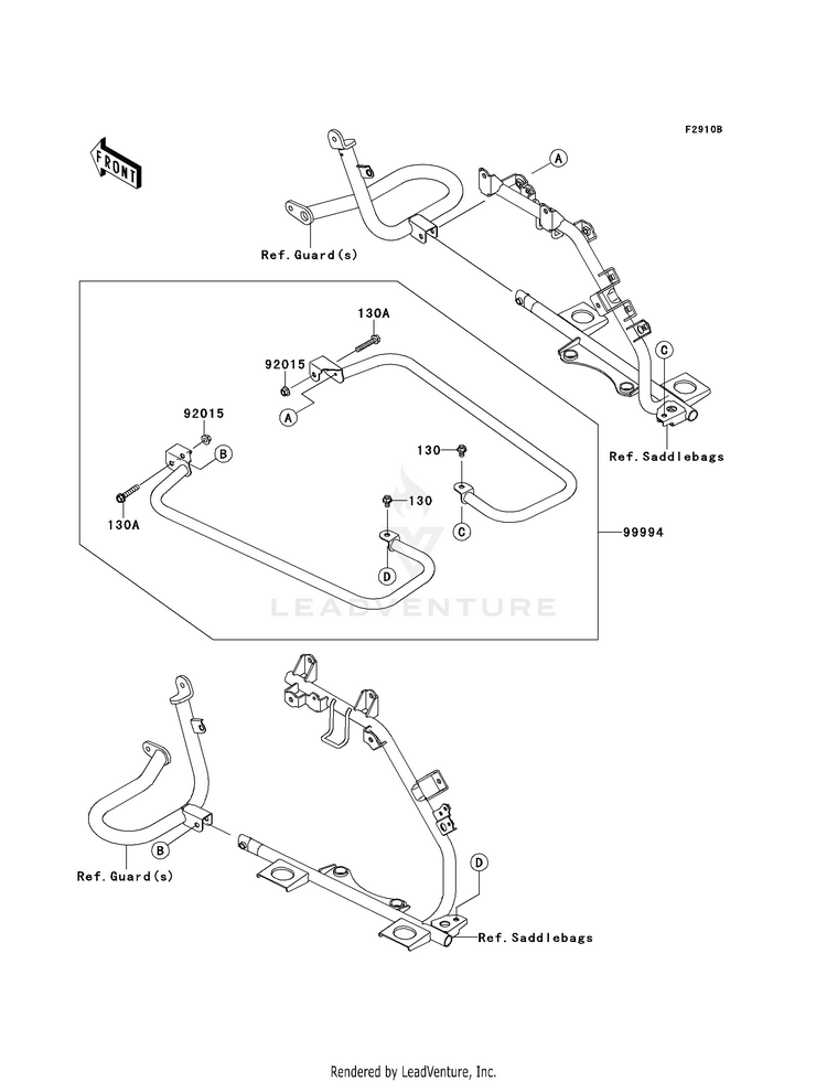Accessory (Saddlebag Rails) Schematic