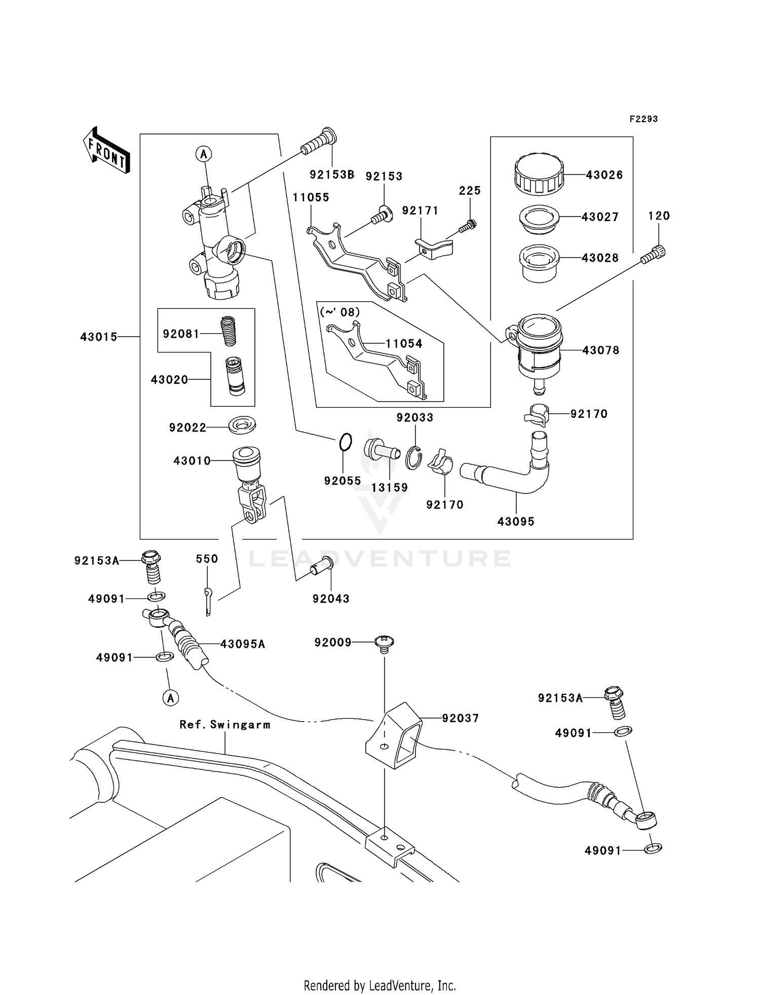 REAR MASTER CYLINDER