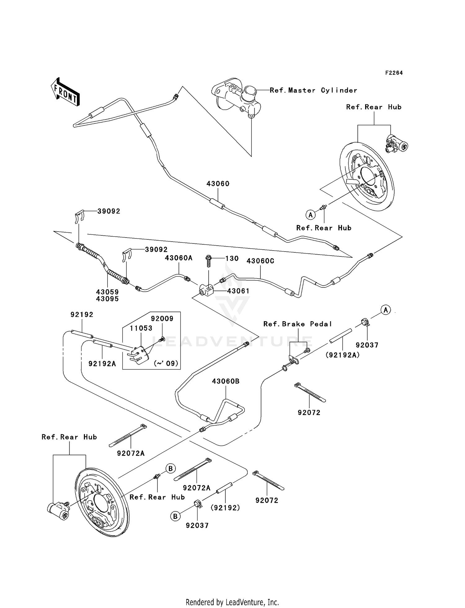 REAR BRAKE PIPING