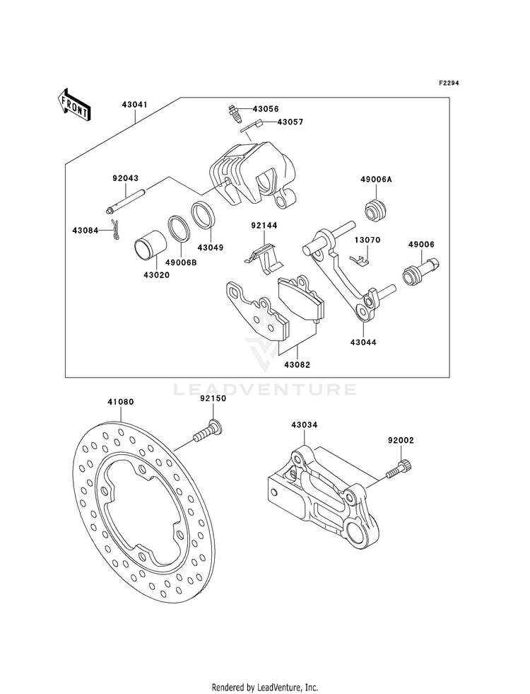 Rear Brake Schematic