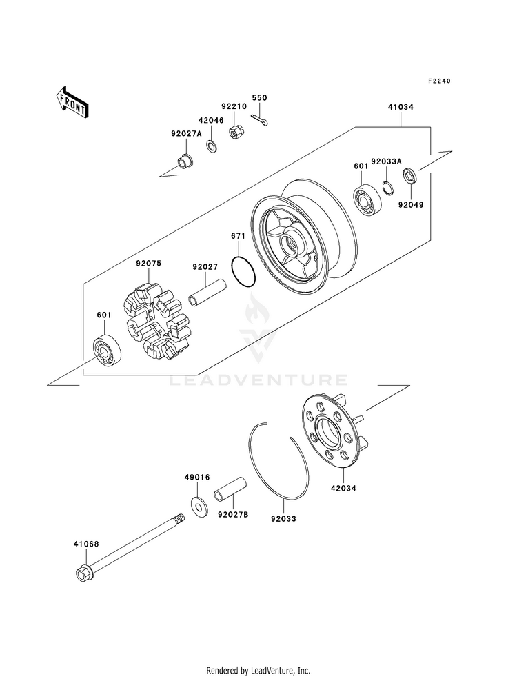 Rear Wheel/Chain Schematic