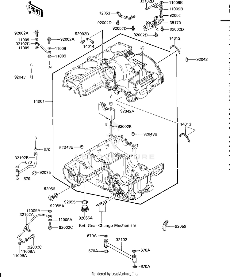 Crankcase Schematic
