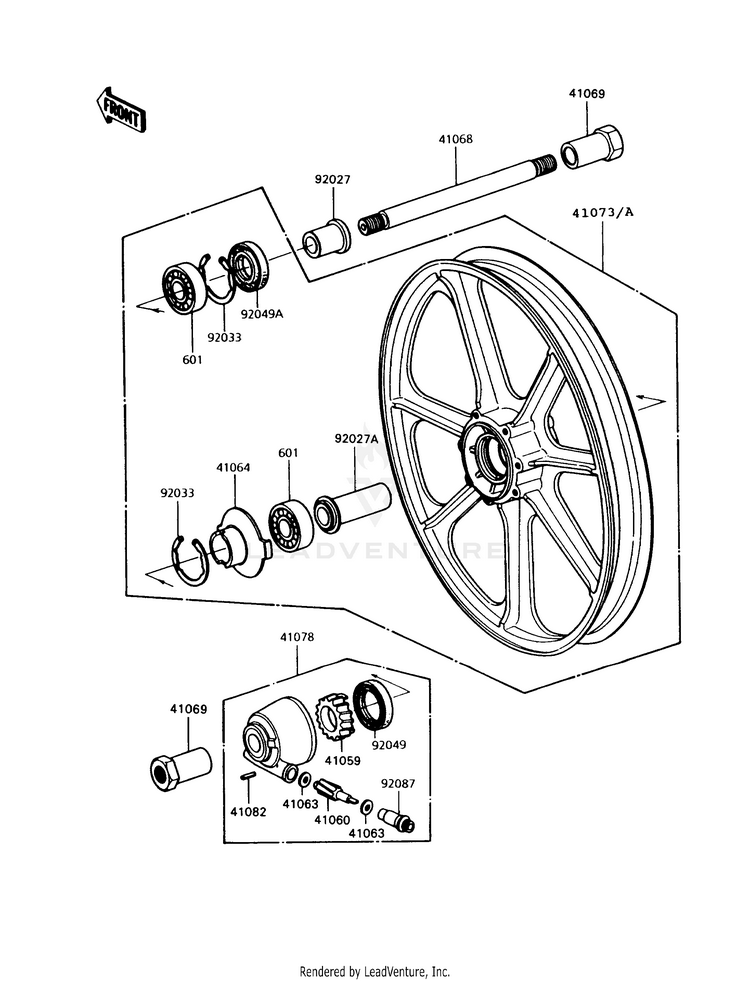 Front Wheel Schematic