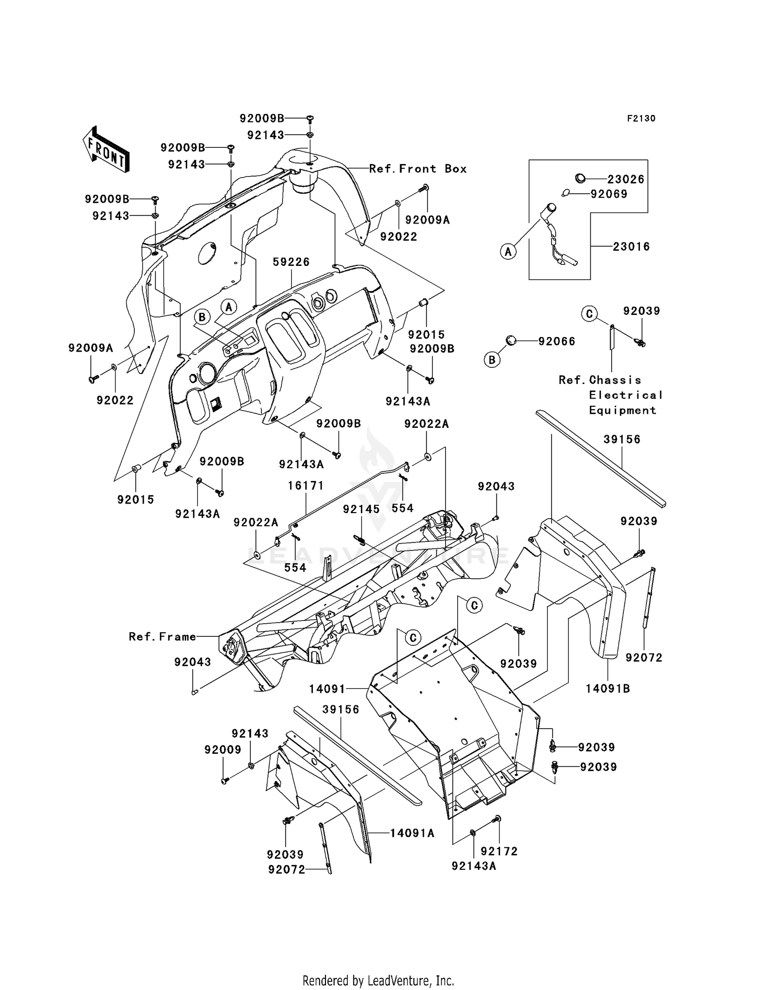 FRAME FITTINGS (FRONT)