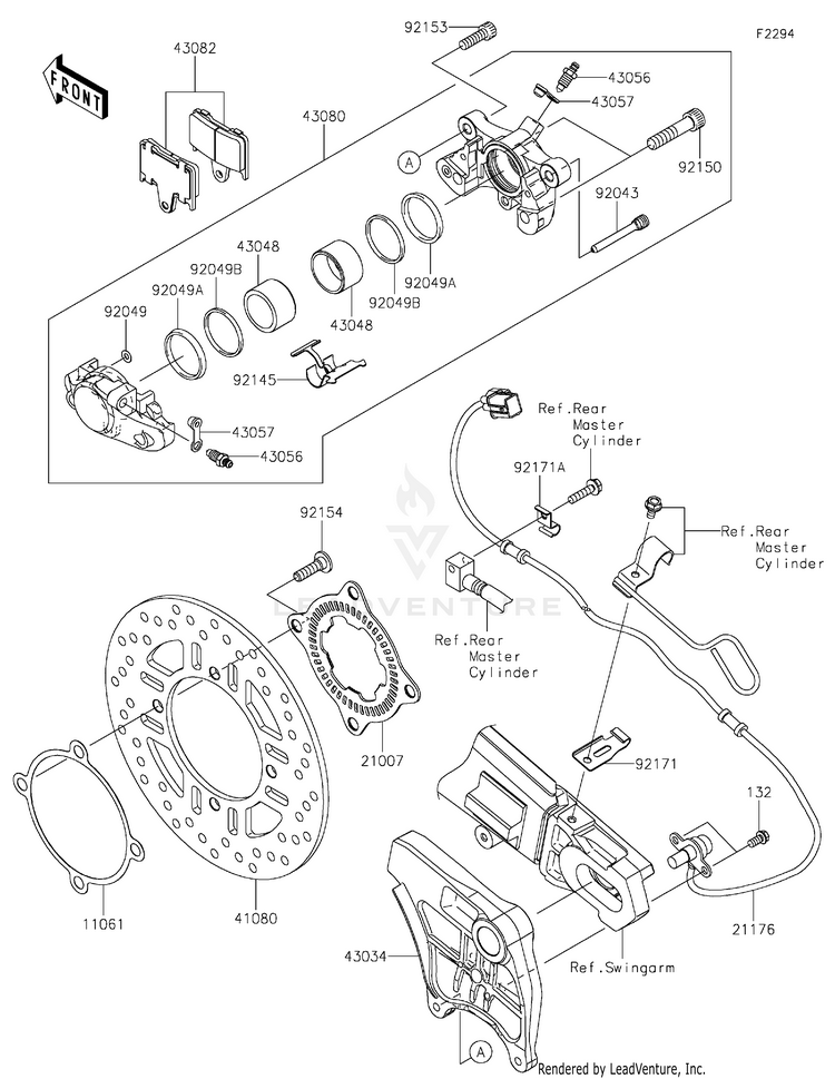 Rear Brake Schematic