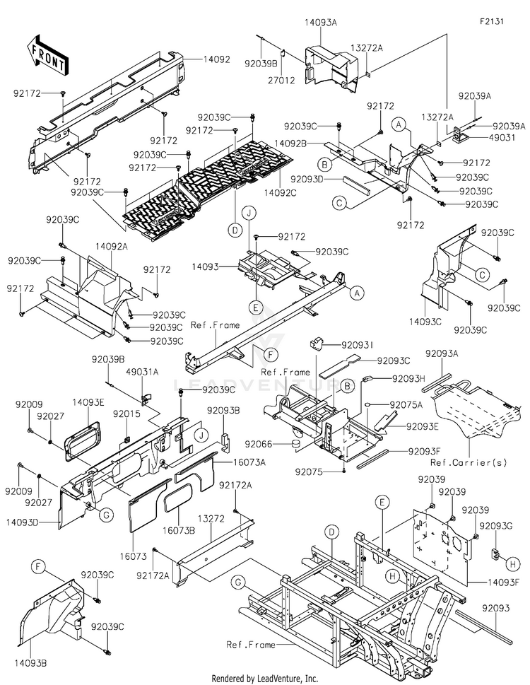 Frame Fittings(Rear) Schematic