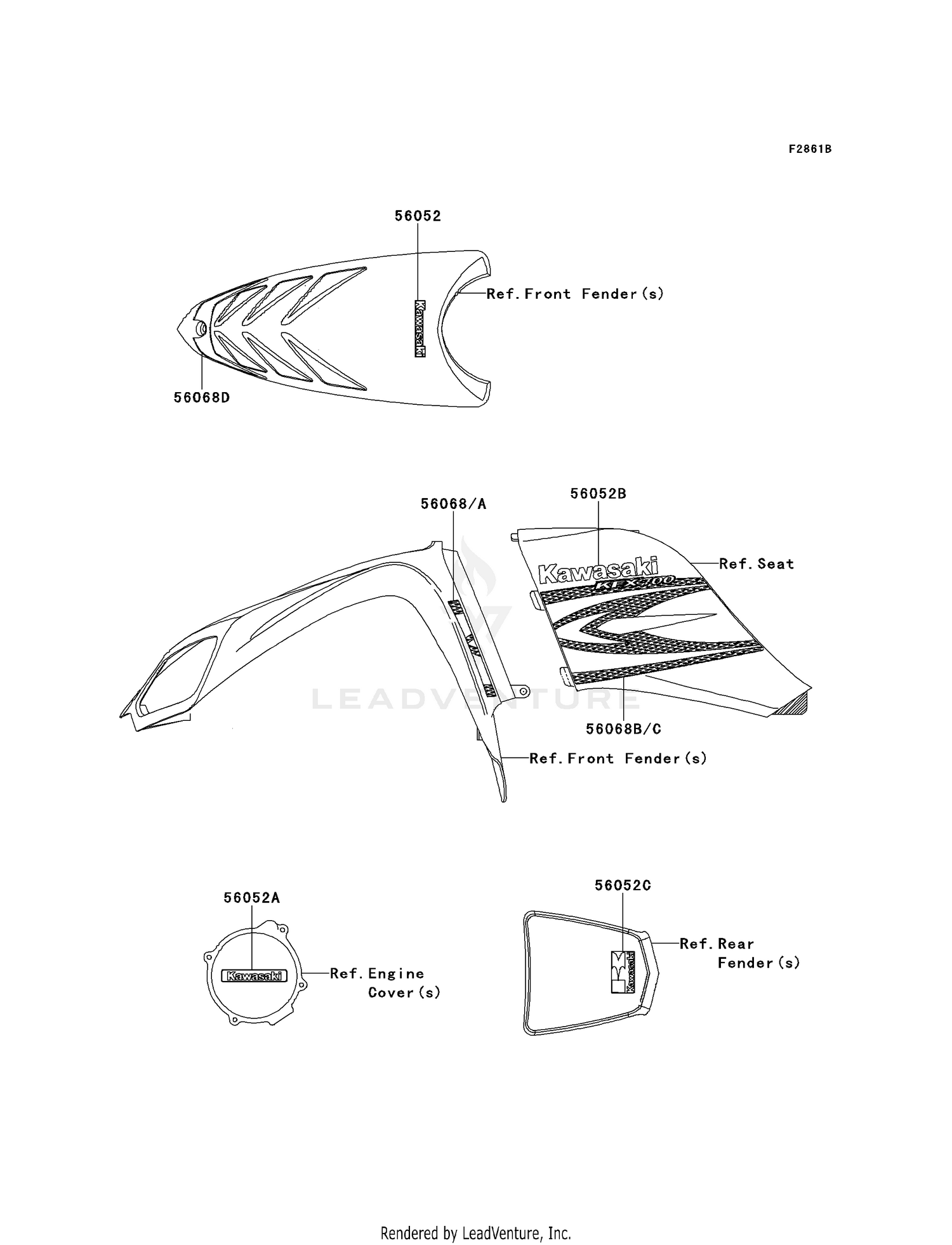 DECALS (WHITE)(B8F)