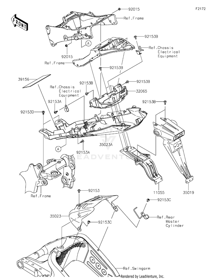 Rear Fender(S) Schematic