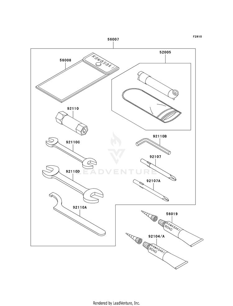 Owner's Tools KVF750B7F Brute Force 750 4x4i (2007) Schematic