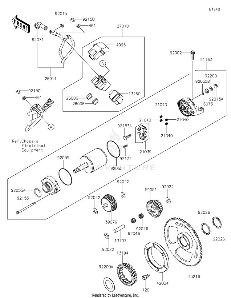 Starter Motor Schematic