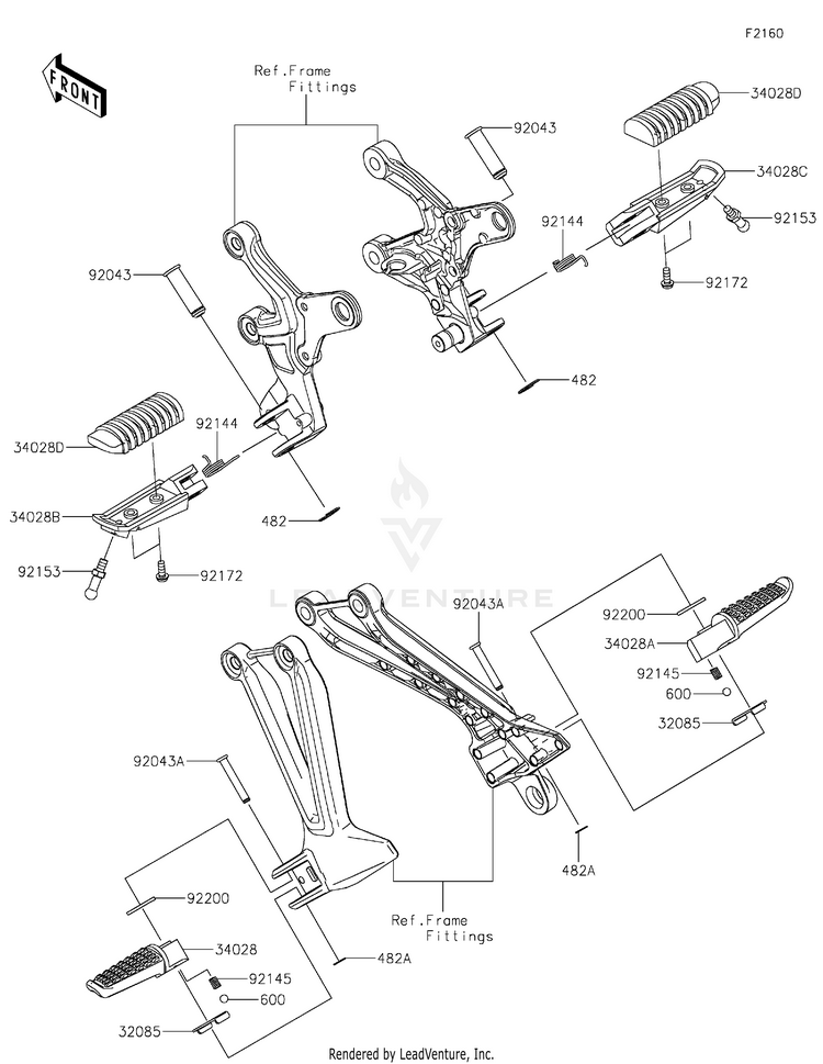 Footrests Schematic