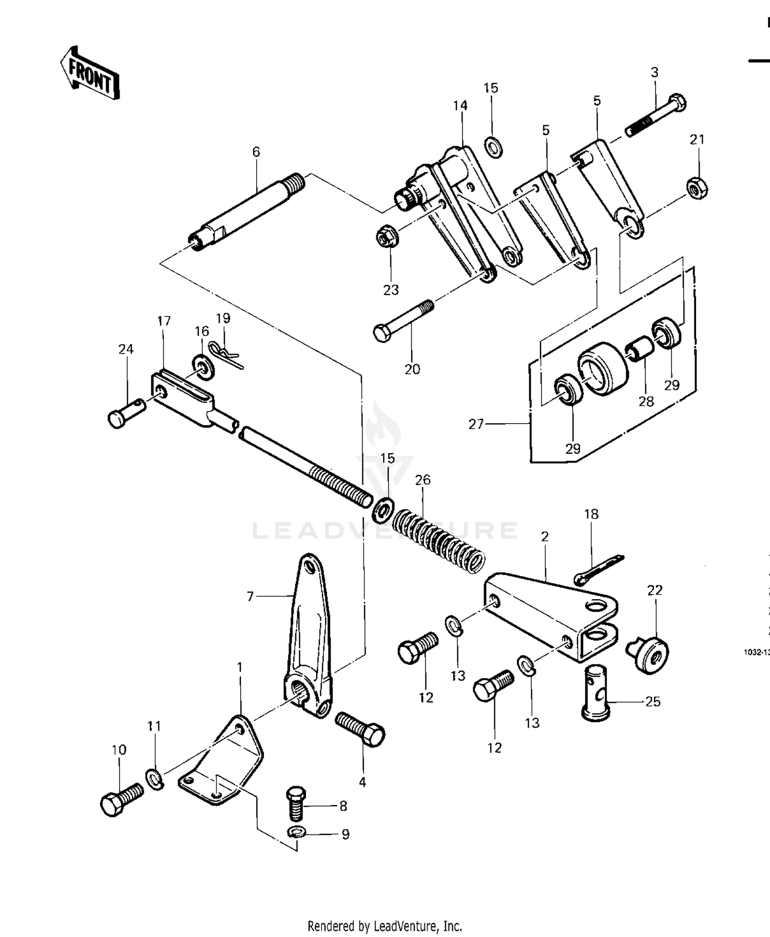 CHAIN TENSIONER ('83 C1)