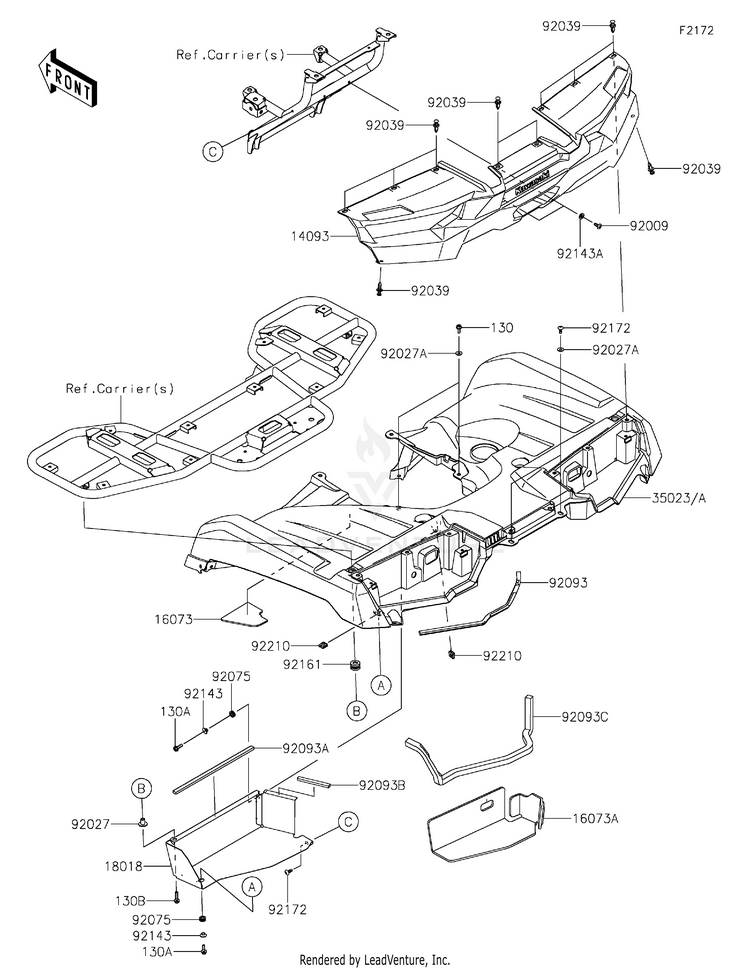 Rear Fender(S) Schematic