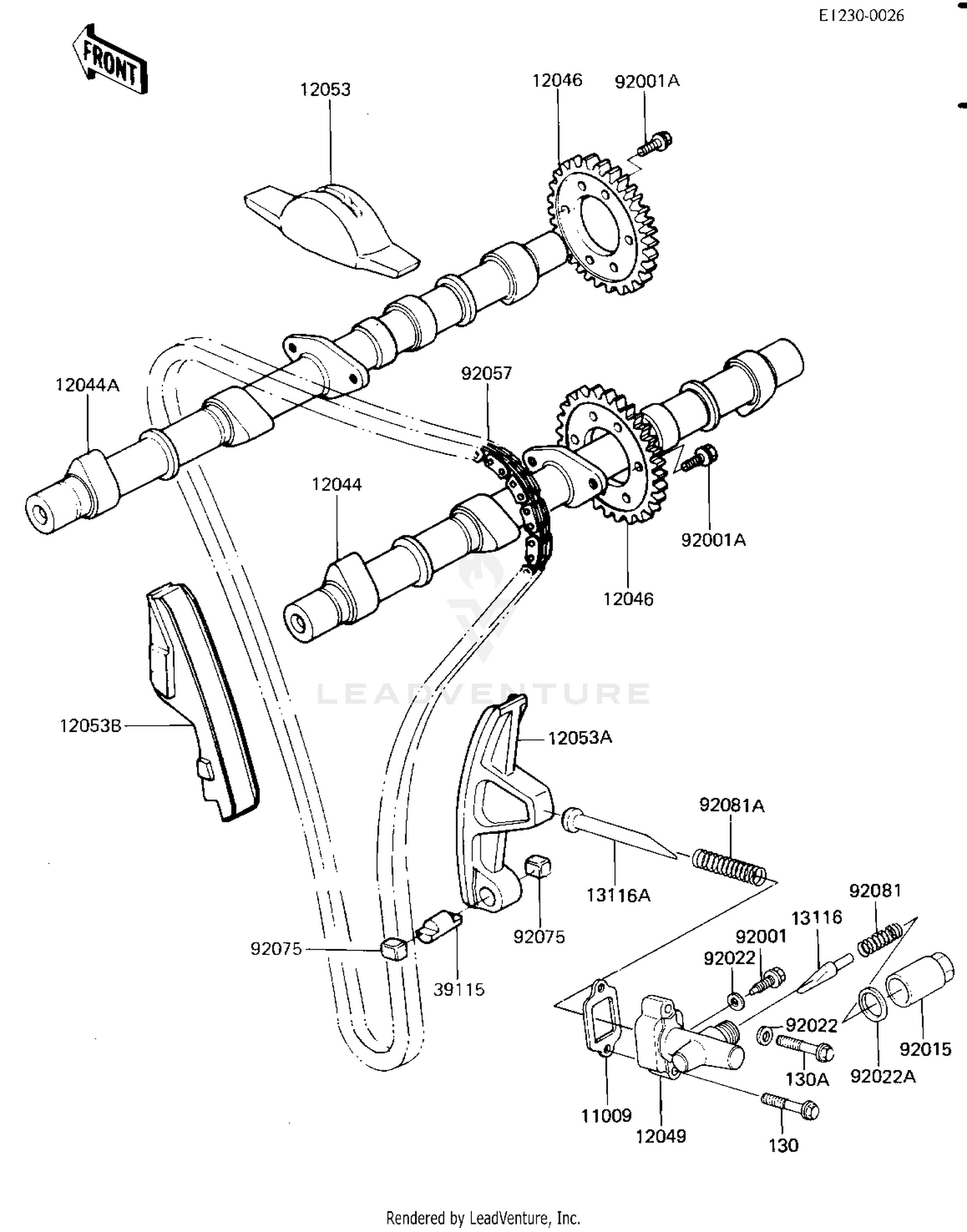 CAMSHAFTS/CHAIN/TENSIONER