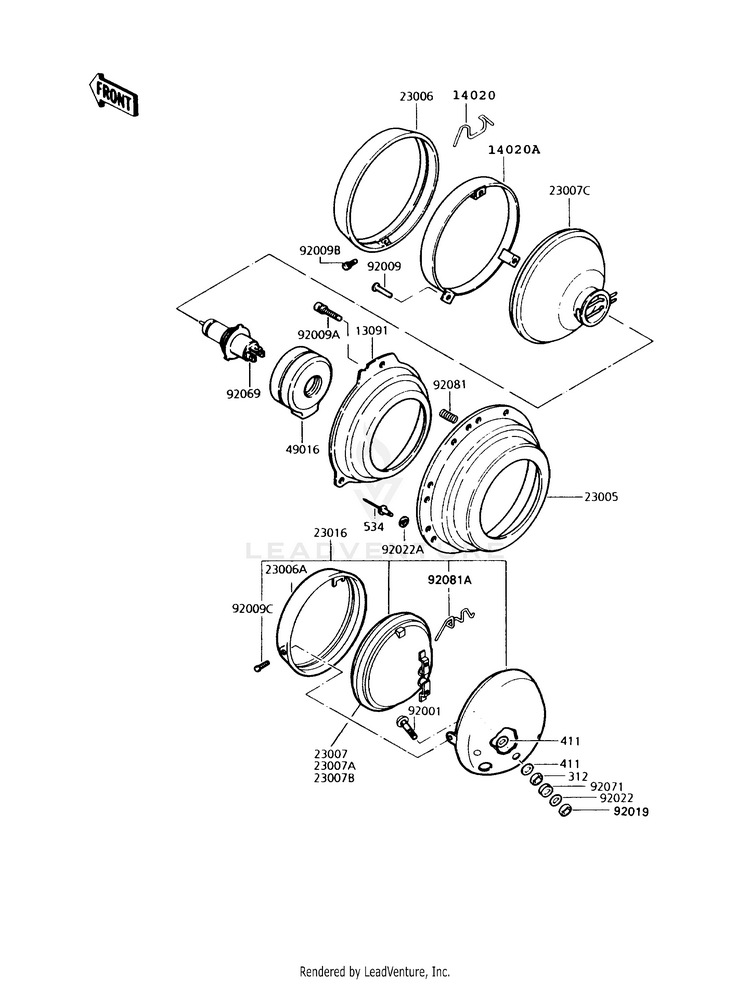 Headlight(S) Schematic
