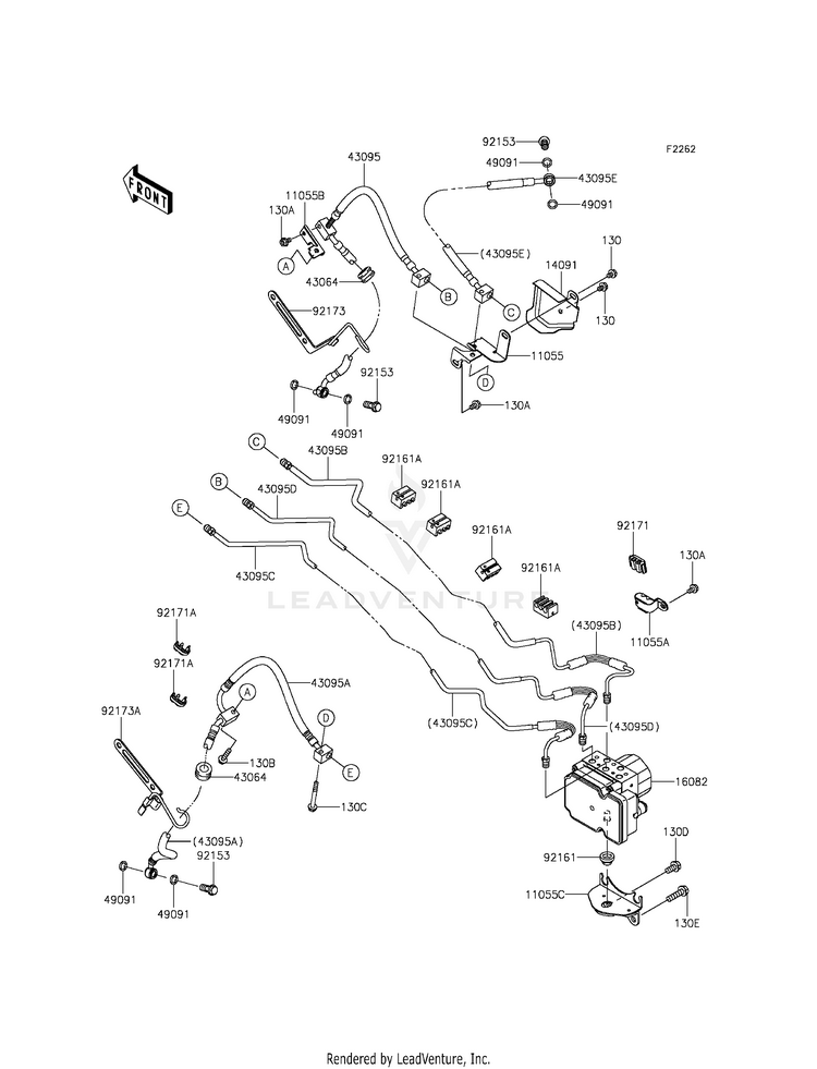 Brake Piping Schematic