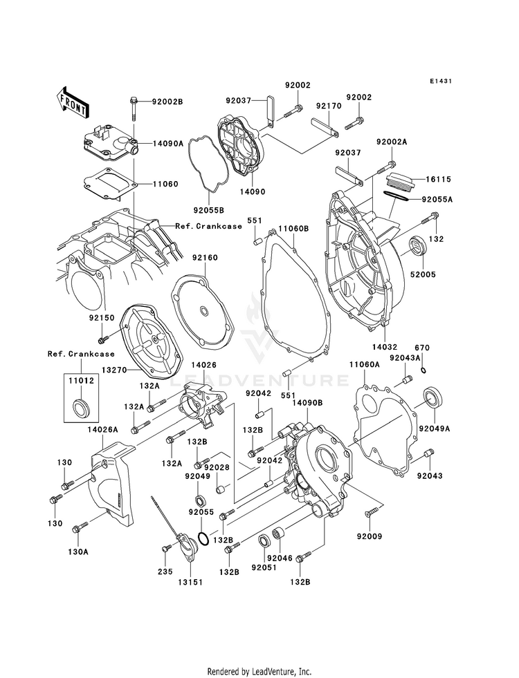 Engine Cover(S) Schematic