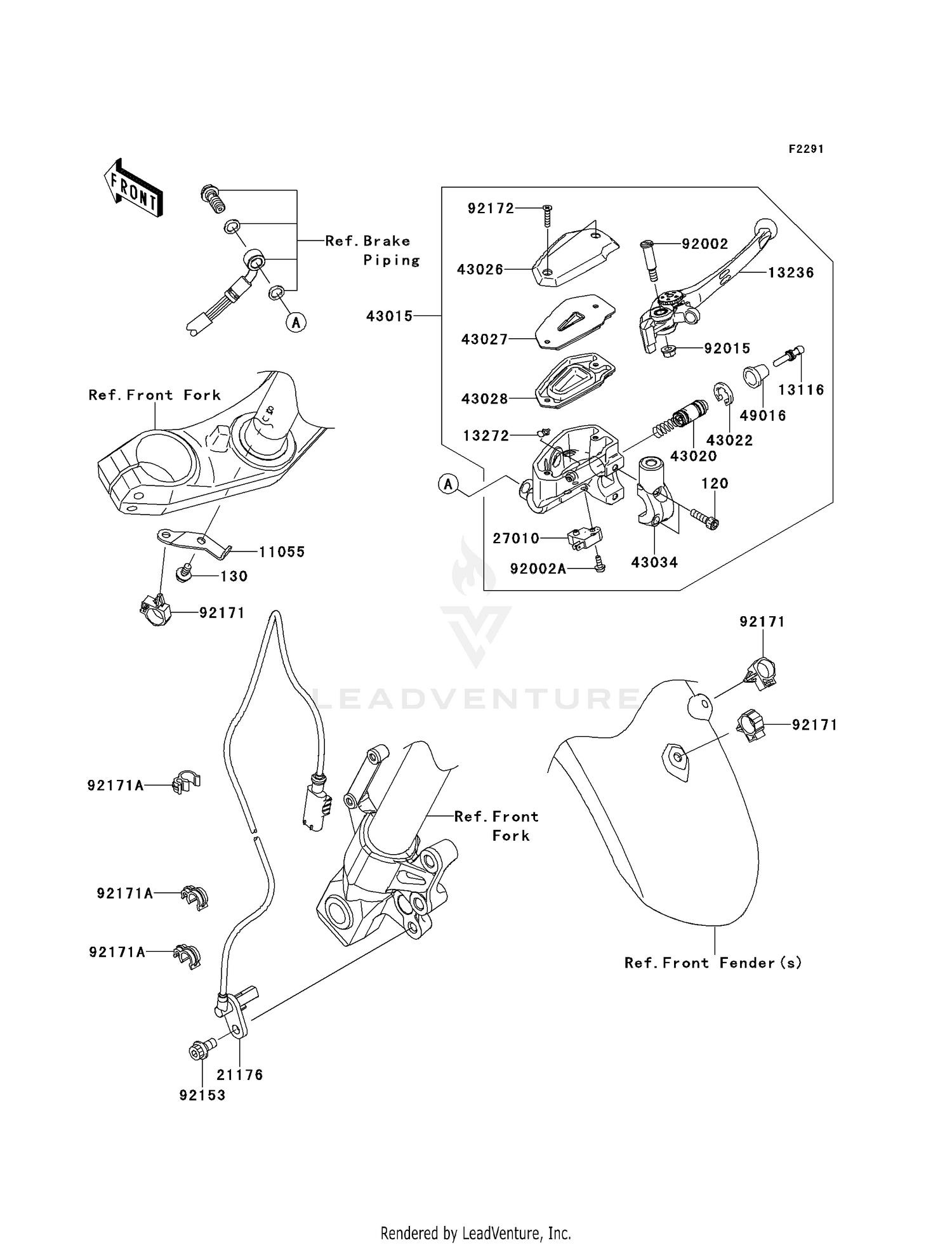 FRONT MASTER CYLINDER