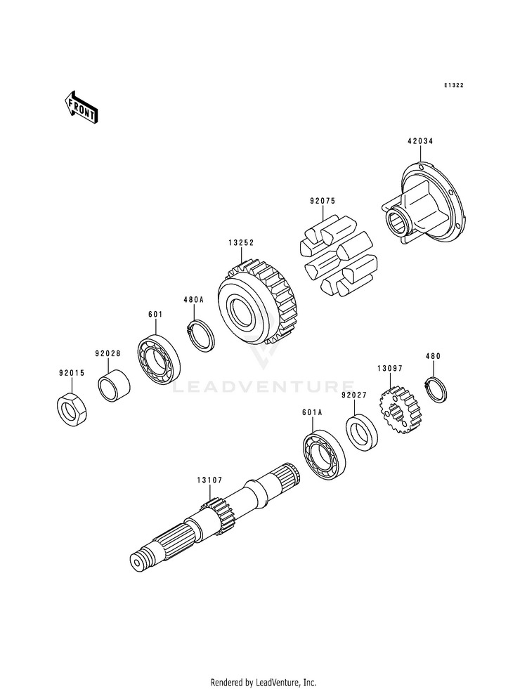 Secondary Shaft Schematic