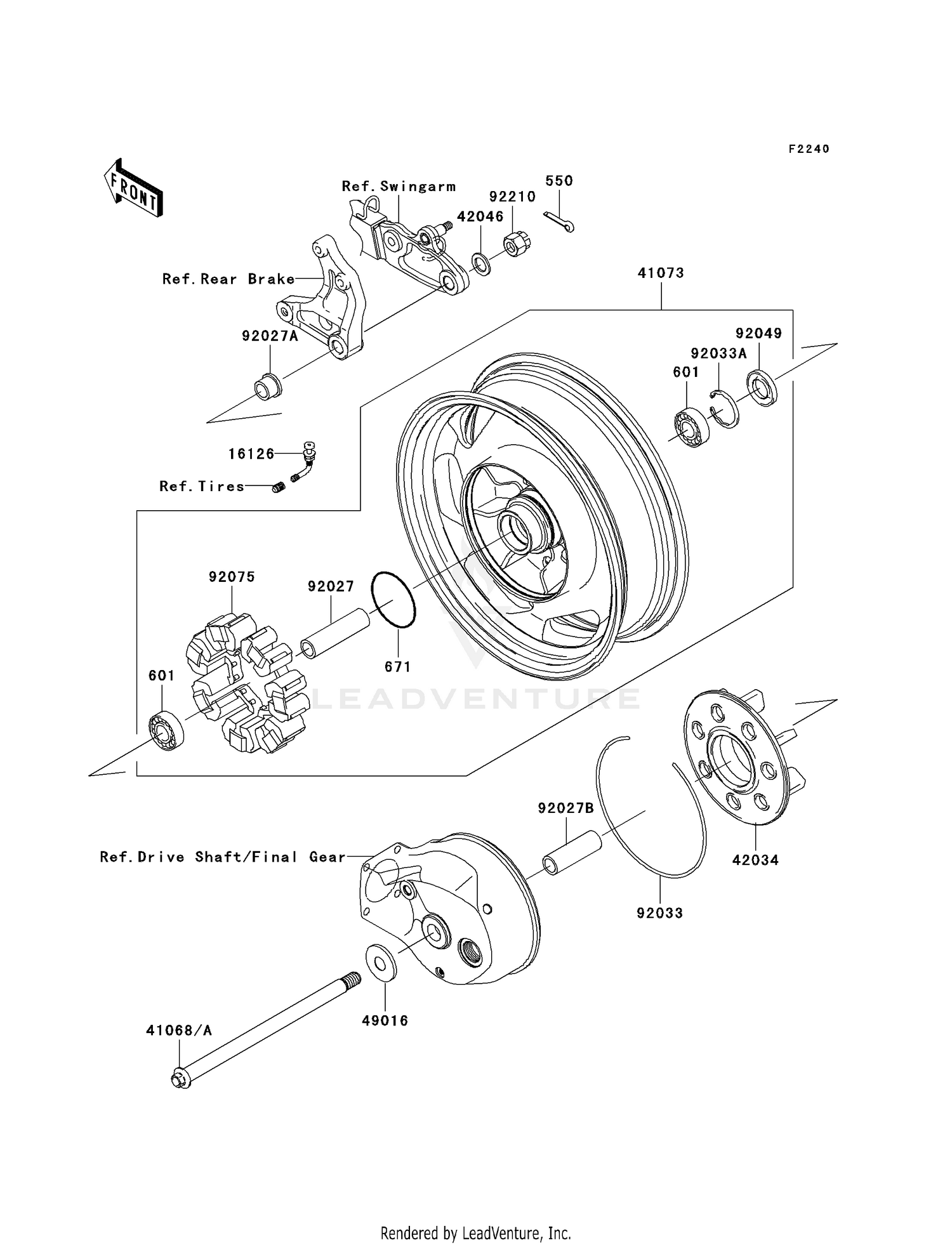 REAR WHEEL/CHAIN