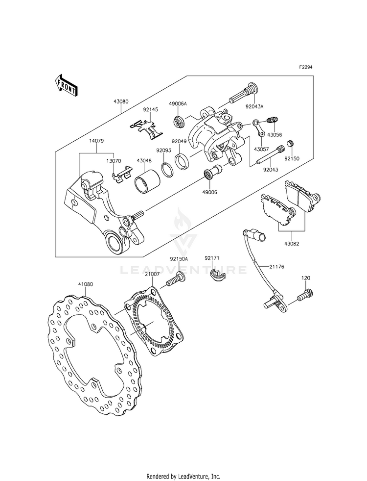 Rear Brake Schematic