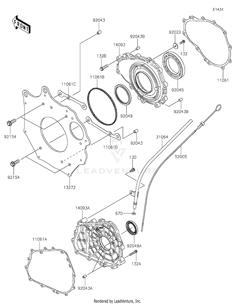 Engine Cover(S) Schematic