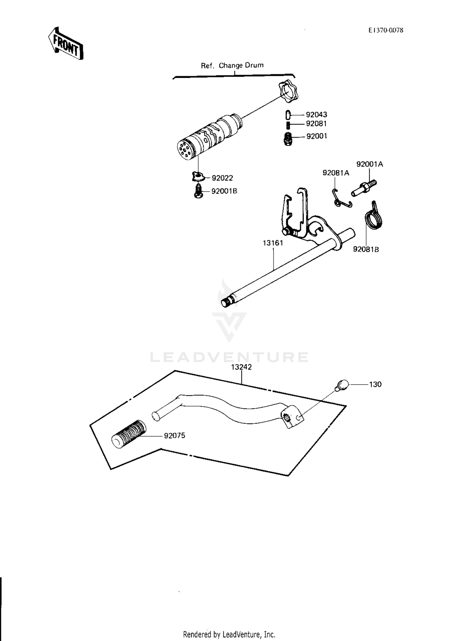 GEAR CHANGE MECHANISM