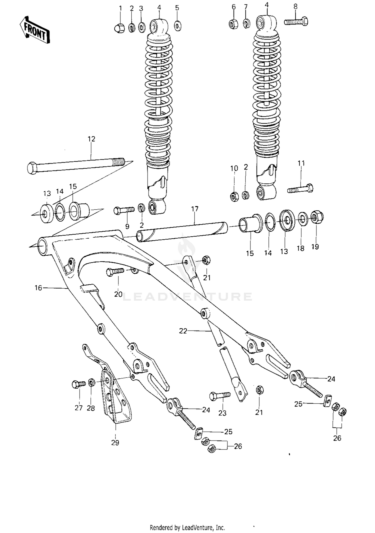 SWING ARM/SHOCK ABSORBERS