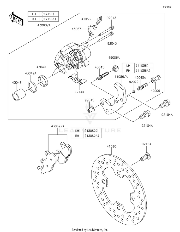 Front Brake Schematic